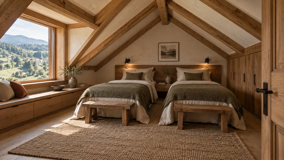 Attic bedroom