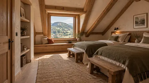 Attic bedroom