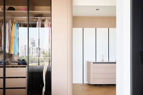 Glazed wardrobe