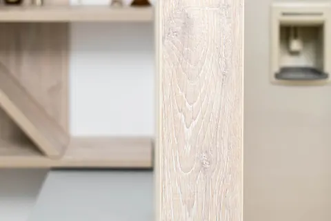 Slatted divider detail