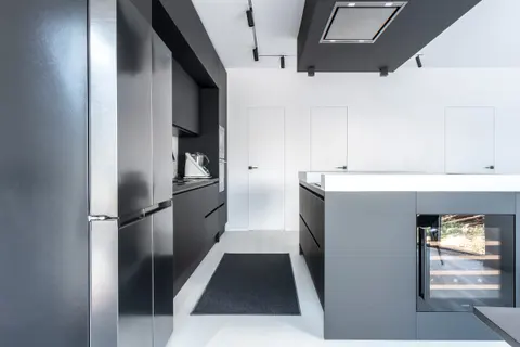 Appliance wall and island