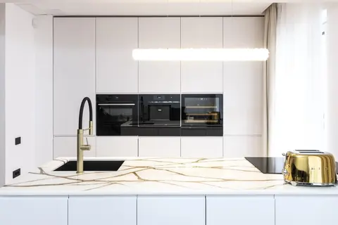 Island and appliance wall