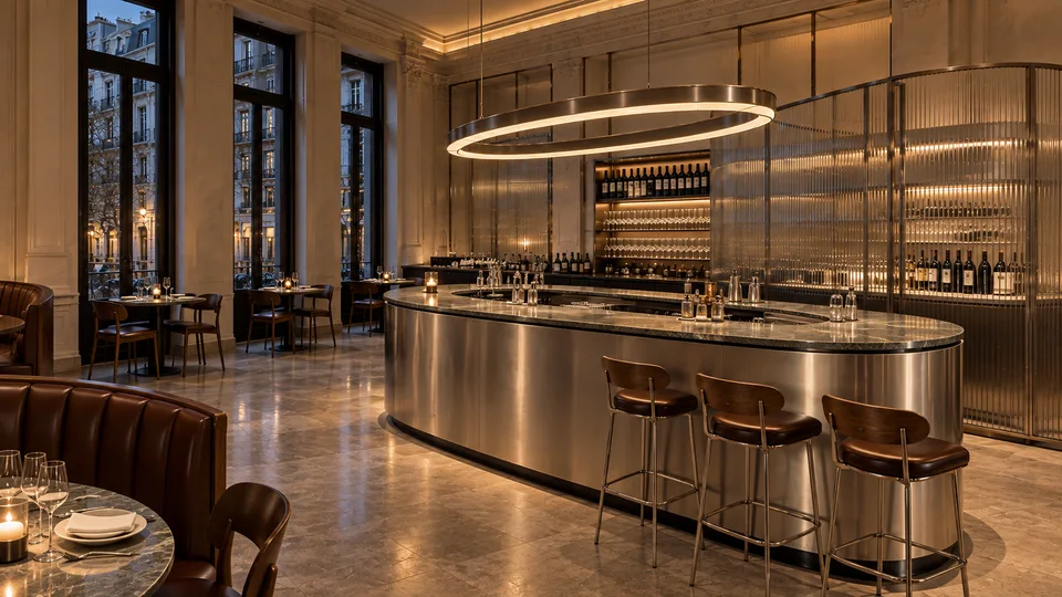 Curved bar