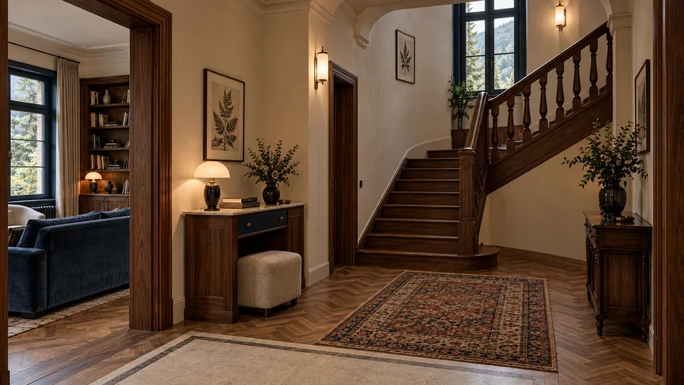 Reception & staircase