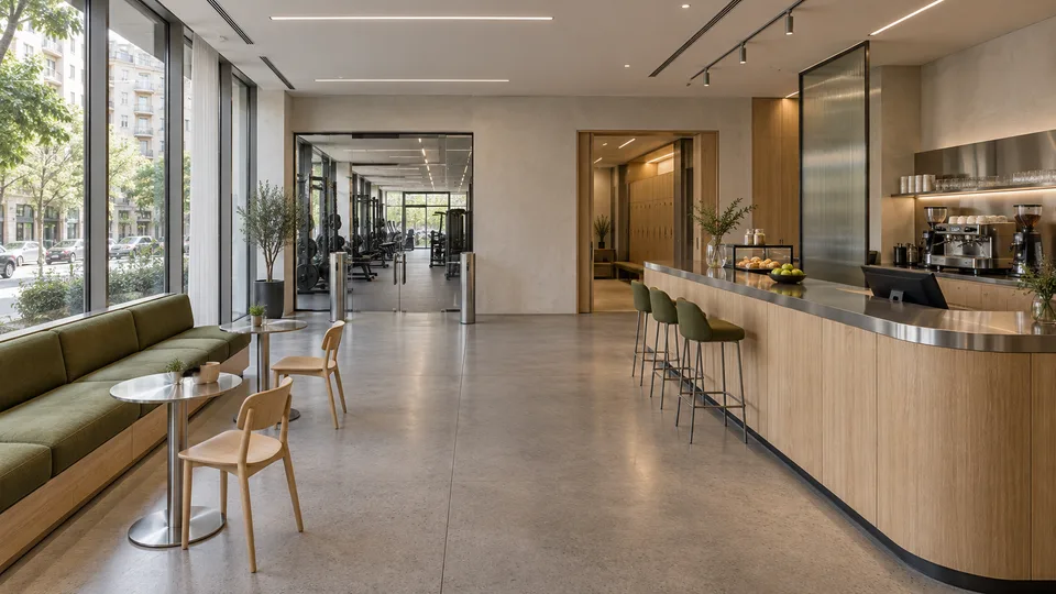 Reception & café