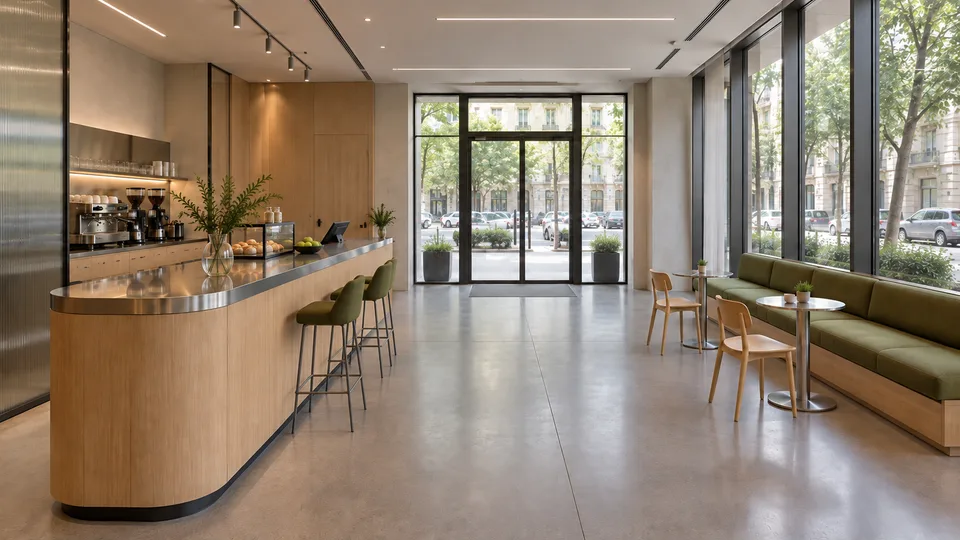 Reception & café