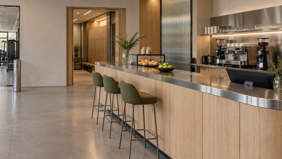 Café counter