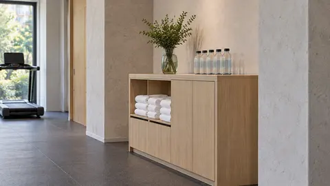 Towel station